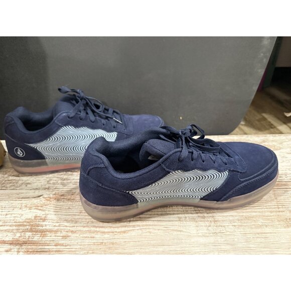 Volcom Mens Navy Blue Workwear Slip-Resistant Shoes Size 10W - Picture 2 of 9